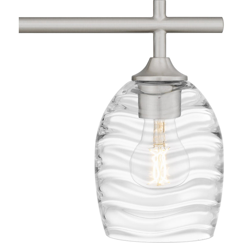 Quoizel LCY8629BN Four Light Bath, Brushed Nickel