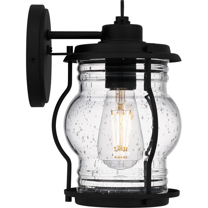 Quoizel LHR8406EK One Light Outdoor Wall Mount, Earth Black