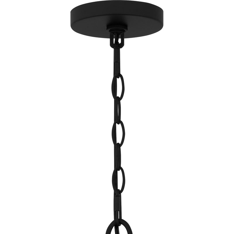 Quoizel MAG5032MBK Nine Light Chandelier, Matte Black