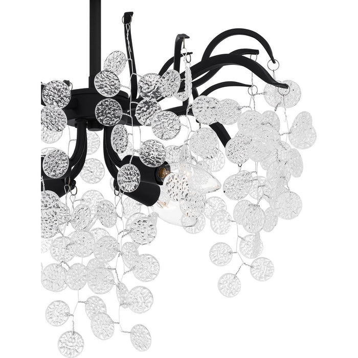 Quoizel MAP1720EK Four Light Semi Flush Mount, Earth Black
