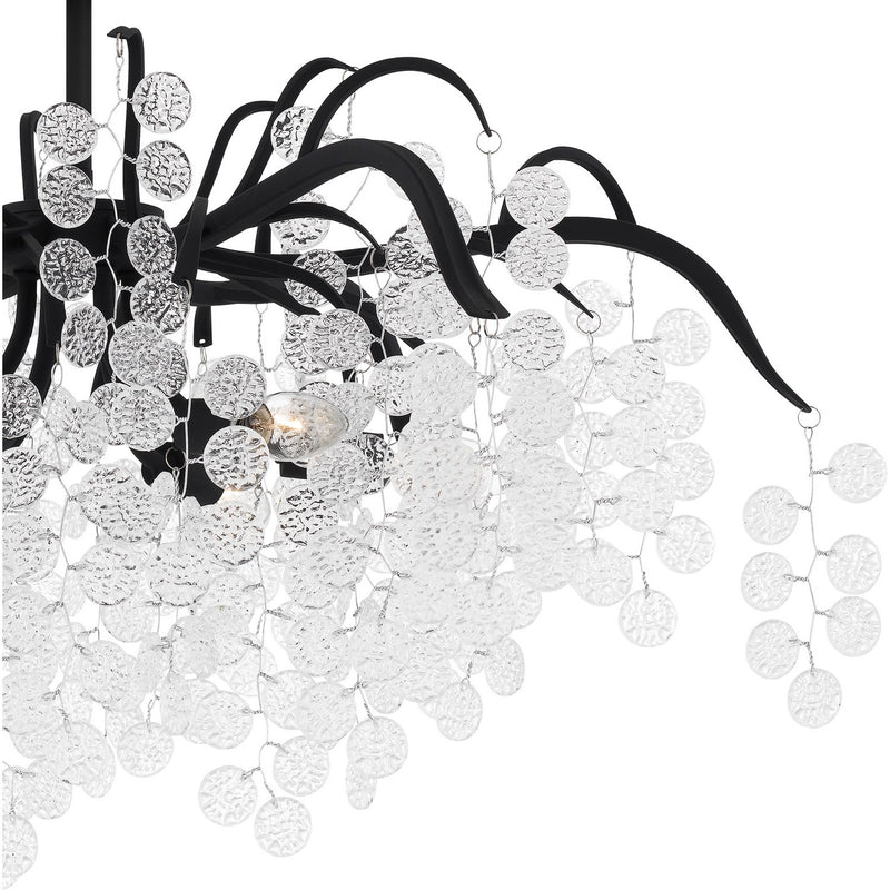Quoizel MAP1728EK Six Light Semi-Flush Mount, Earth Black