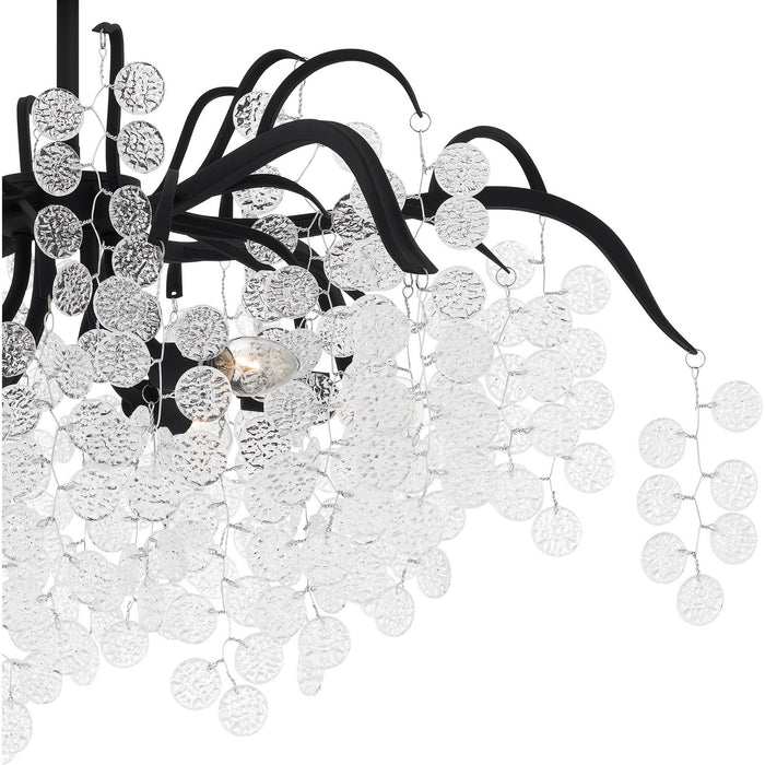 Quoizel MAP1728EK Six Light Semi-Flush Mount, Earth Black