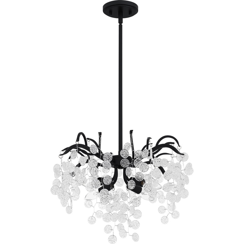 Quoizel MAP2820EK Four Light Pendant, Earth Black