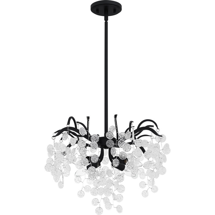 Quoizel MAP2820EK Four Light Pendant, Earth Black