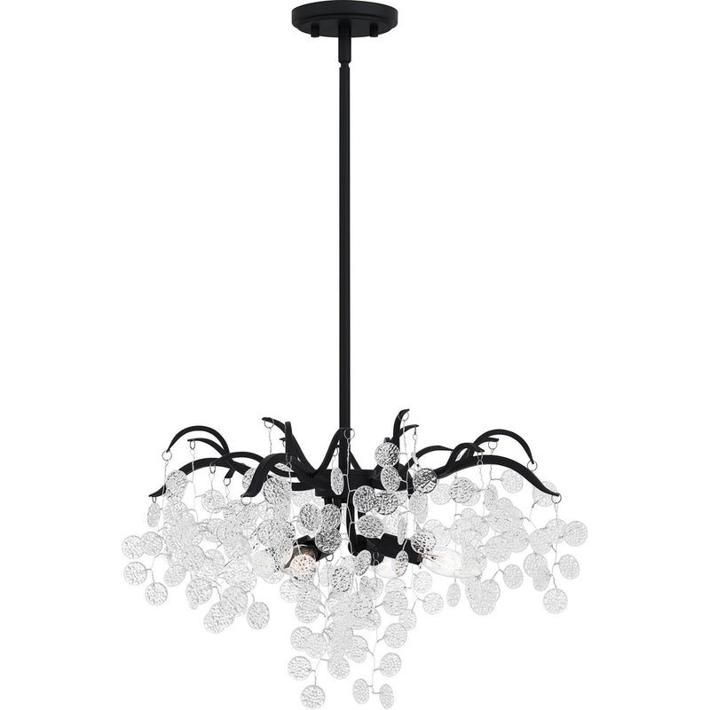 Quoizel MAP2820EK Four Light Pendant, Earth Black