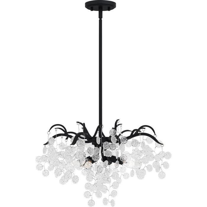 Quoizel MAP2820EK Four Light Pendant, Earth Black