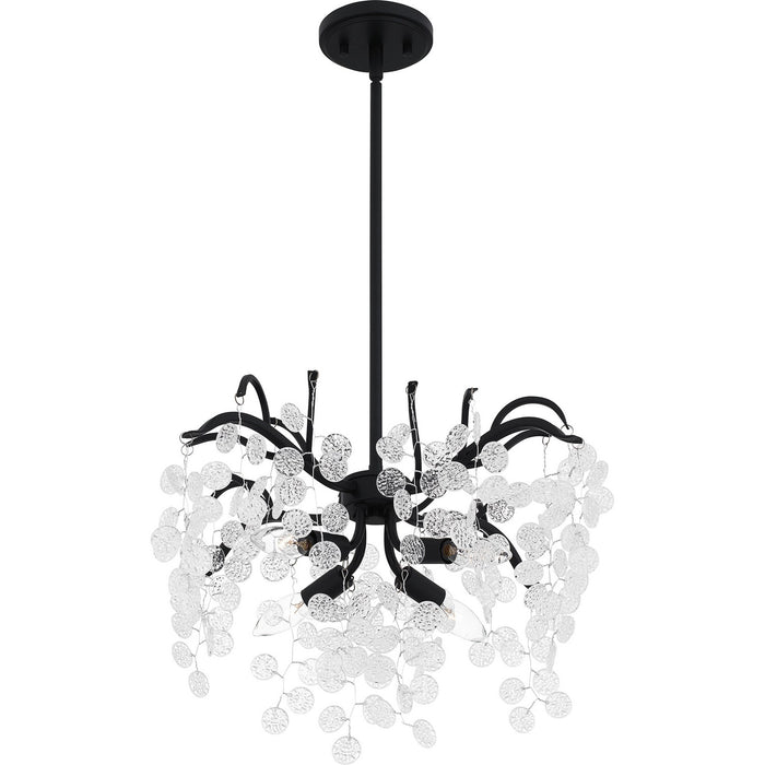 Quoizel MAP2820EK Four Light Pendant, Earth Black