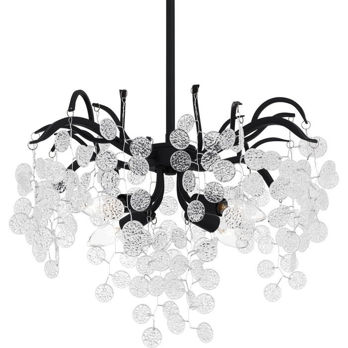 Quoizel MAP2820EK Four Light Pendant, Earth Black