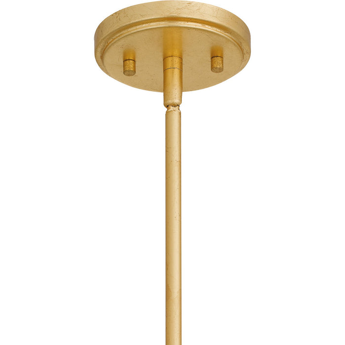 Quoizel MAP2820GFL Four Light Pendant, Gold Leaf