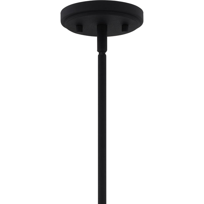 Quoizel MAP5028EK Six Light Chandelier, Earth Black