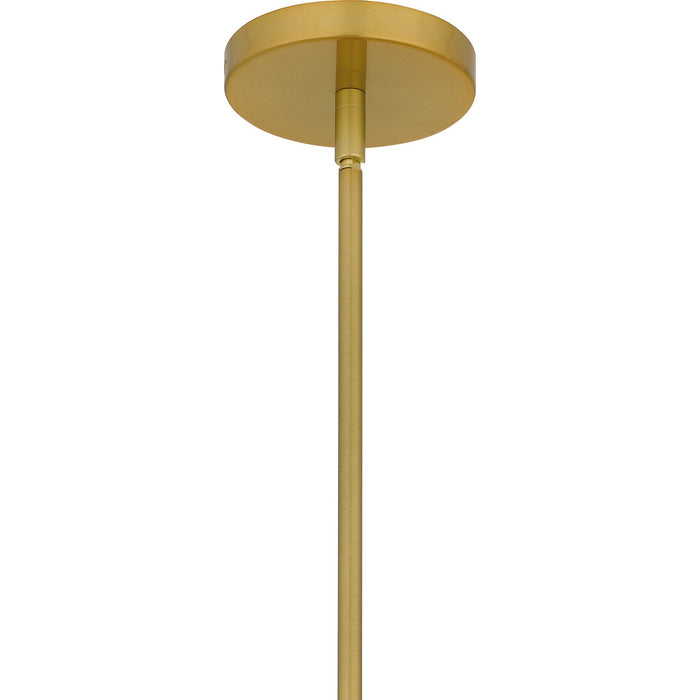 Quoizel MOL5027BRG Five Light Chandelier, Brushed Gold
