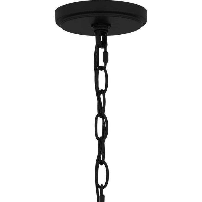 Quoizel MYL5027MBK Ten Light Chandelier, Matte Black