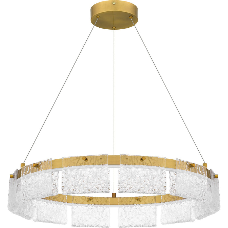 Quoizel PCACE2824BRG LED Pendant, Brushed Gold