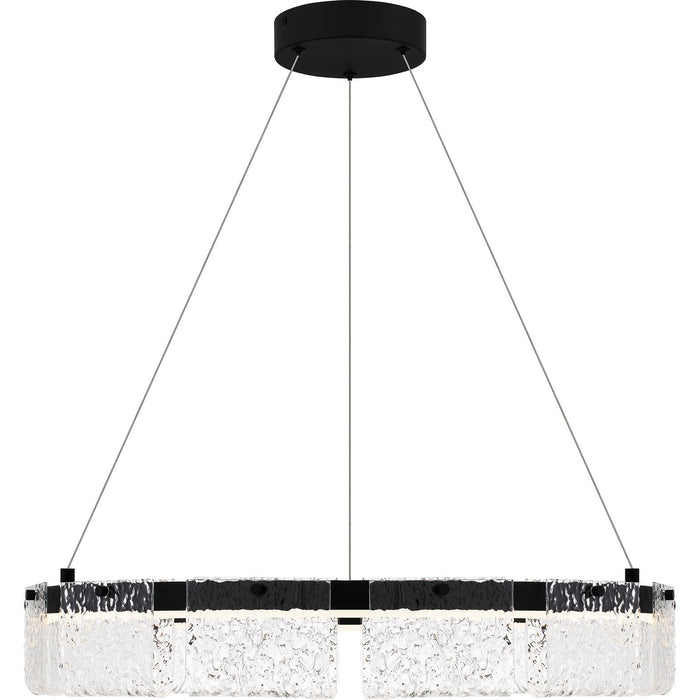 Quoizel PCACE2824MBK LED Pendant, Matte Black