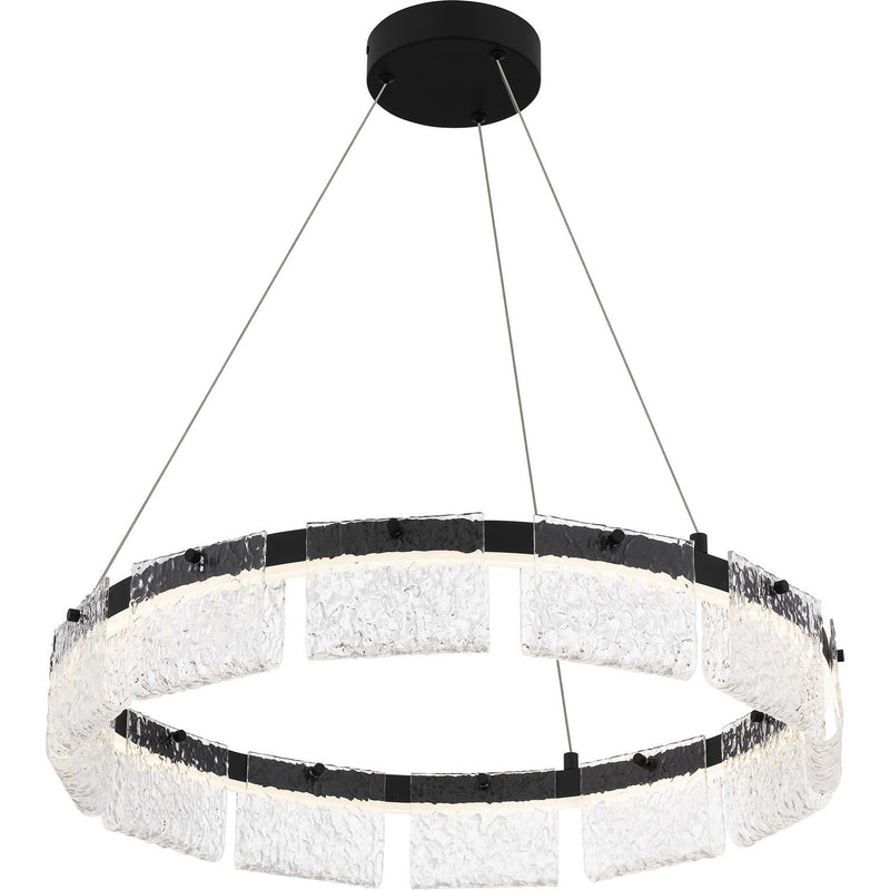 Quoizel PCACE2824MBK LED Pendant, Matte Black