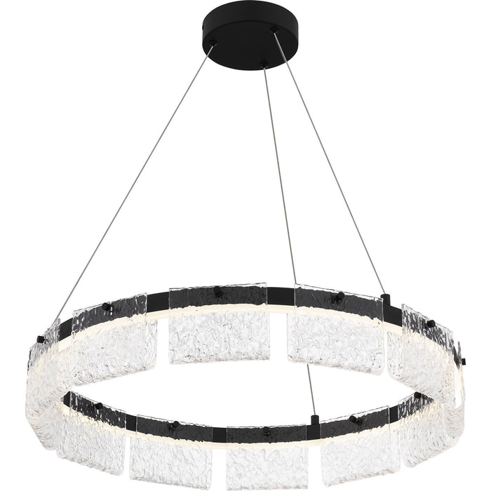 Quoizel PCACE2824MBK LED Pendant, Matte Black