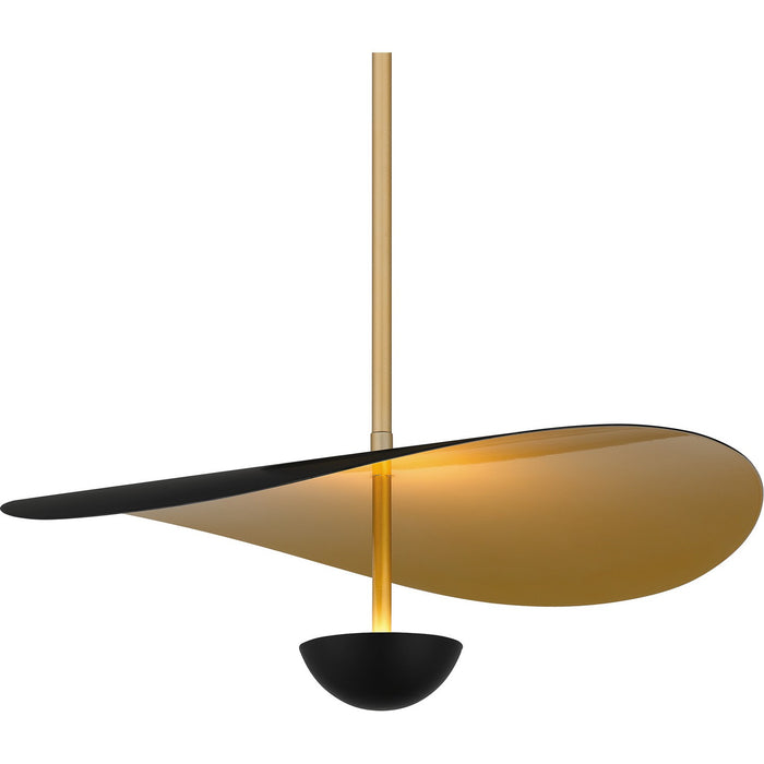 Quoizel PCAZR2818MBK LED Pendant, Matte Black