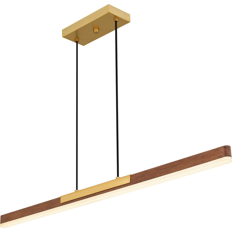 Quoizel PCCOT148BRG LED Linear Chandelier, Brushed Gold