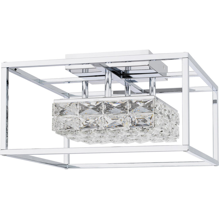 Quoizel PCDZ1716C LED Semi Flush Mount, Polished Chrome