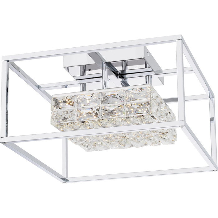 Quoizel PCDZ1716C LED Semi Flush Mount, Polished Chrome