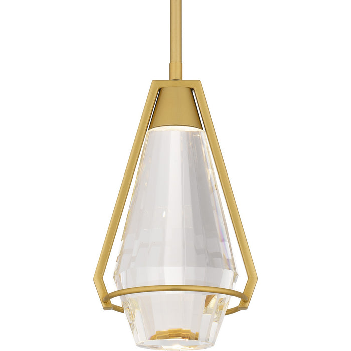 Quoizel PCLUA1507BRG LED Mini Pendant, Brushed Gold