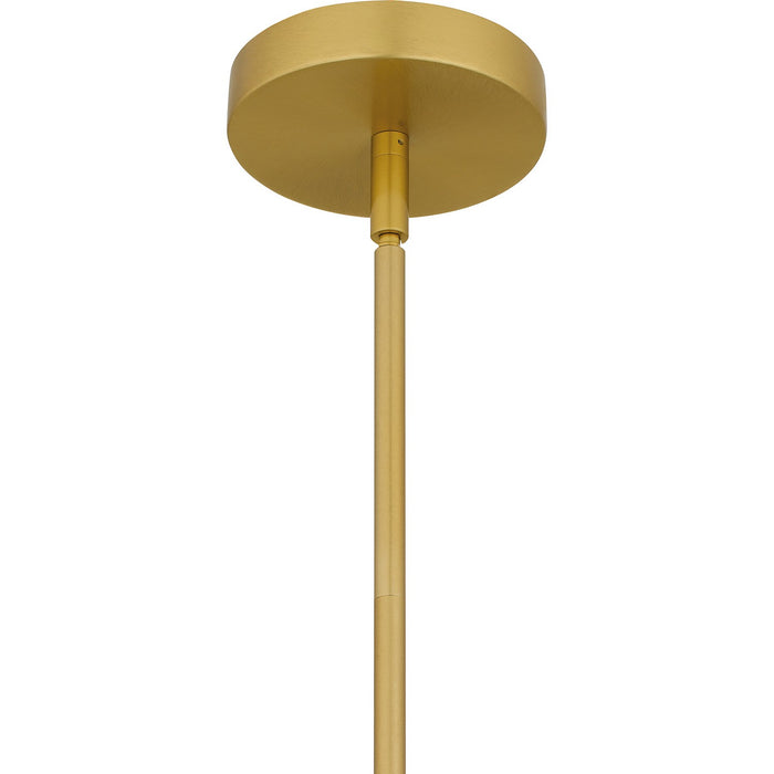 Quoizel PCLUA1507BRG LED Mini Pendant, Brushed Gold