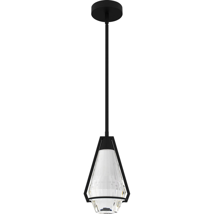 Quoizel PCLUA1507MBK LED Mini Pendant, Matte Black