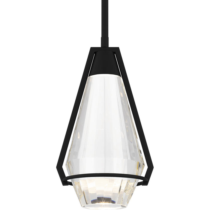 Quoizel PCLUA1507MBK LED Mini Pendant, Matte Black