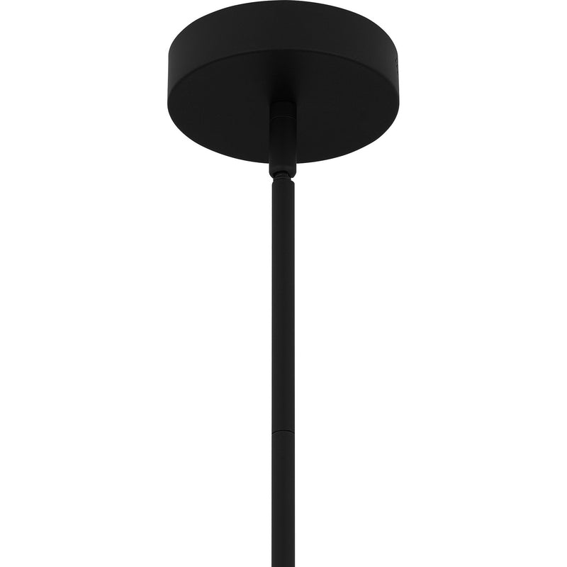 Quoizel PCLUA1507MBK LED Mini Pendant, Matte Black