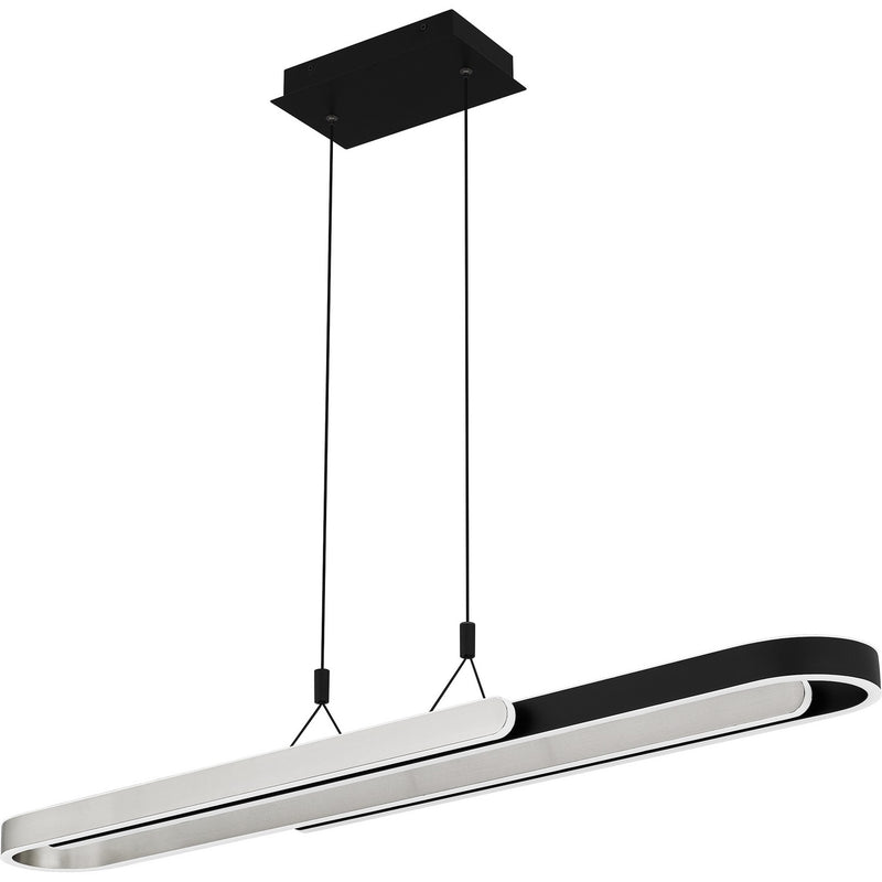 Quoizel PCMRR142MBK LED Linear Chandelier, Matte Black