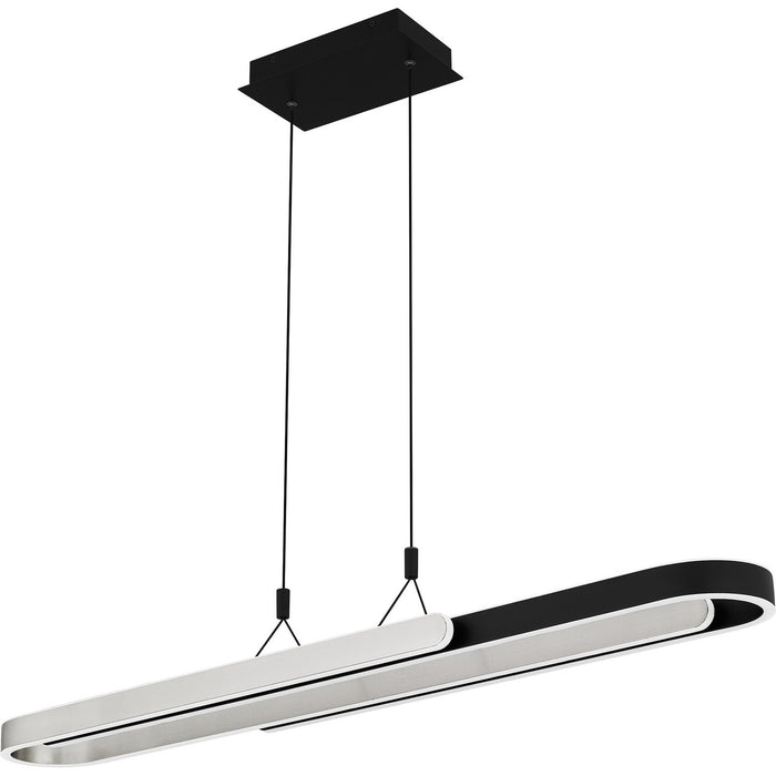 Quoizel PCMRR142MBK LED Linear Chandelier, Matte Black
