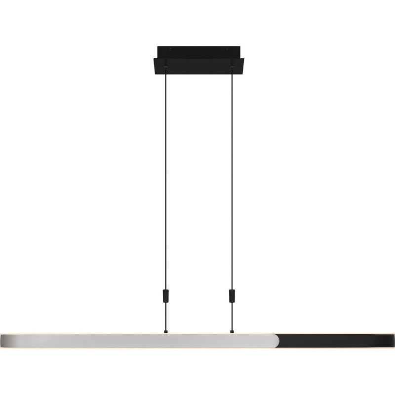 Quoizel PCMRR142MBK LED Linear Chandelier, Matte Black