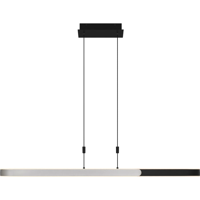 Quoizel PCMRR142MBK LED Linear Chandelier, Matte Black
