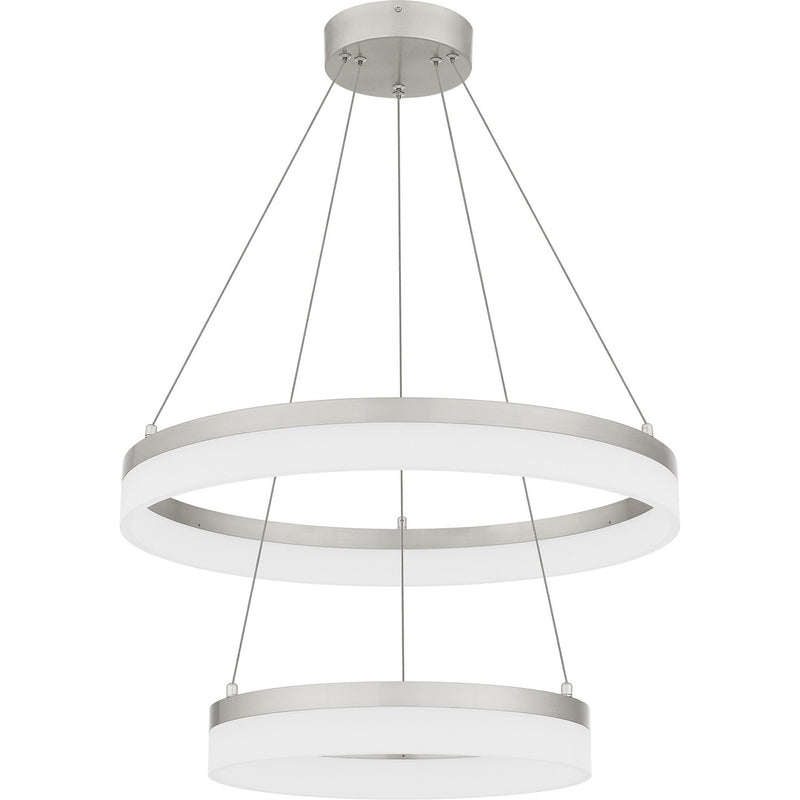 Quoizel PCOH2924BN LED Pendant, Brushed Nickel