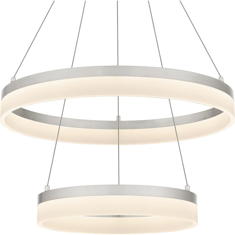 Quoizel PCOH2924BN LED Pendant, Brushed Nickel