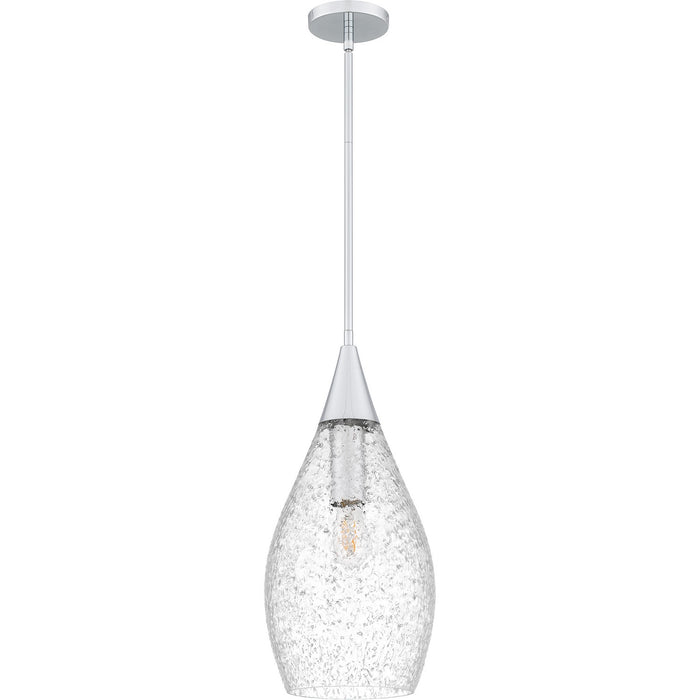 Quoizel PCSPC1810C One Light Pendant, Polished Chrome