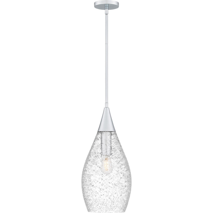Quoizel PCSPC1810C One Light Pendant, Polished Chrome