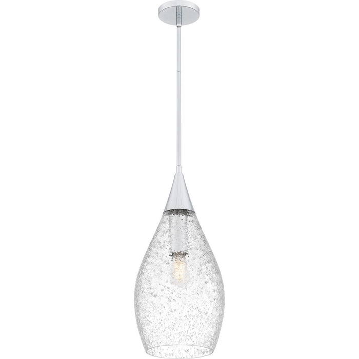 Quoizel PCSPC1810C One Light Pendant, Polished Chrome