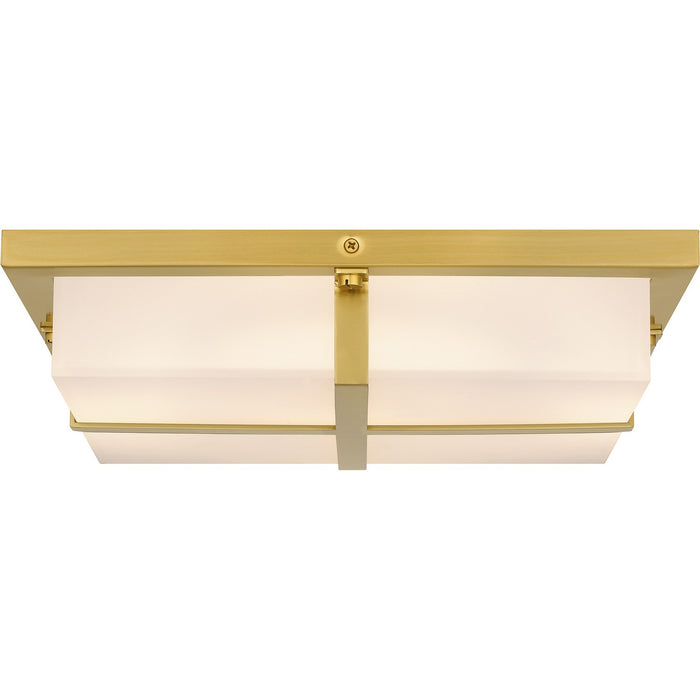 Quoizel QFL6761BRG LED Flush Mount, Brushed Gold