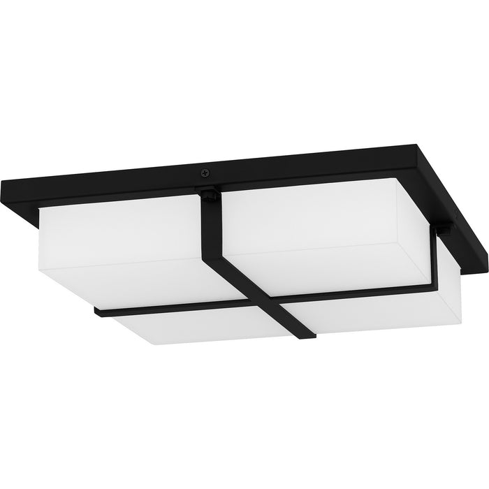 Quoizel QFL6761MBK LED Flush Mount, Matte Black