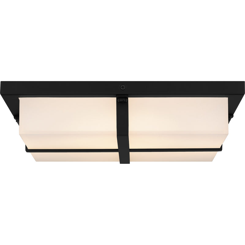 Quoizel QFL6761MBK LED Flush Mount, Matte Black