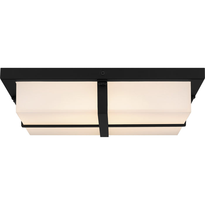 Quoizel QFL6761MBK LED Flush Mount, Matte Black