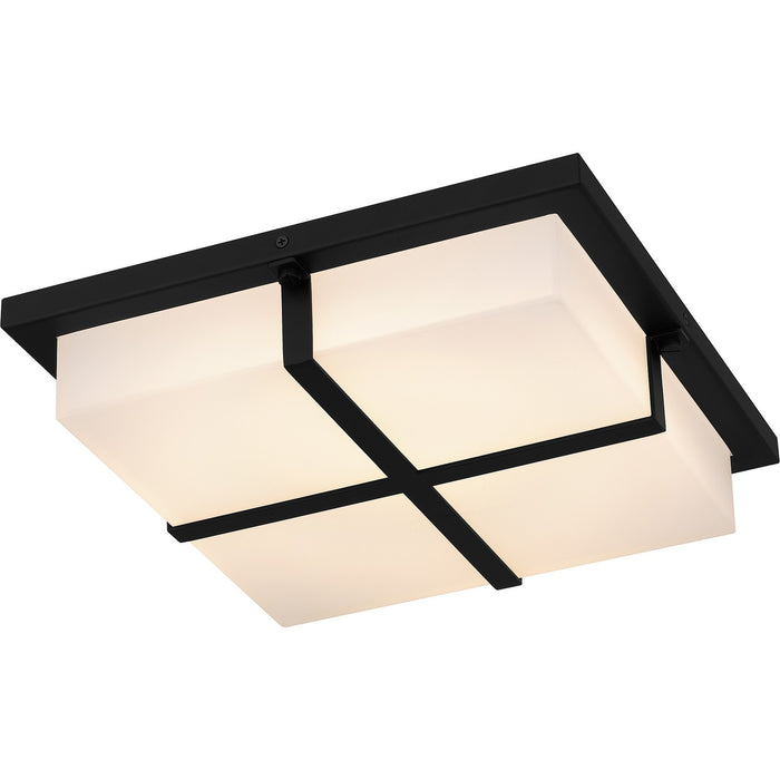 Quoizel QFL6761MBK LED Flush Mount, Matte Black