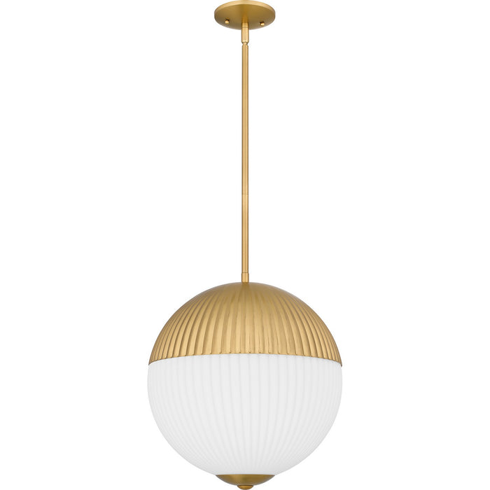 Quoizel QP6211BRG Two Light Pendant, Brushed Gold