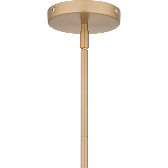 Quoizel QP6741BGD One Light Pendant, Bronze Gold