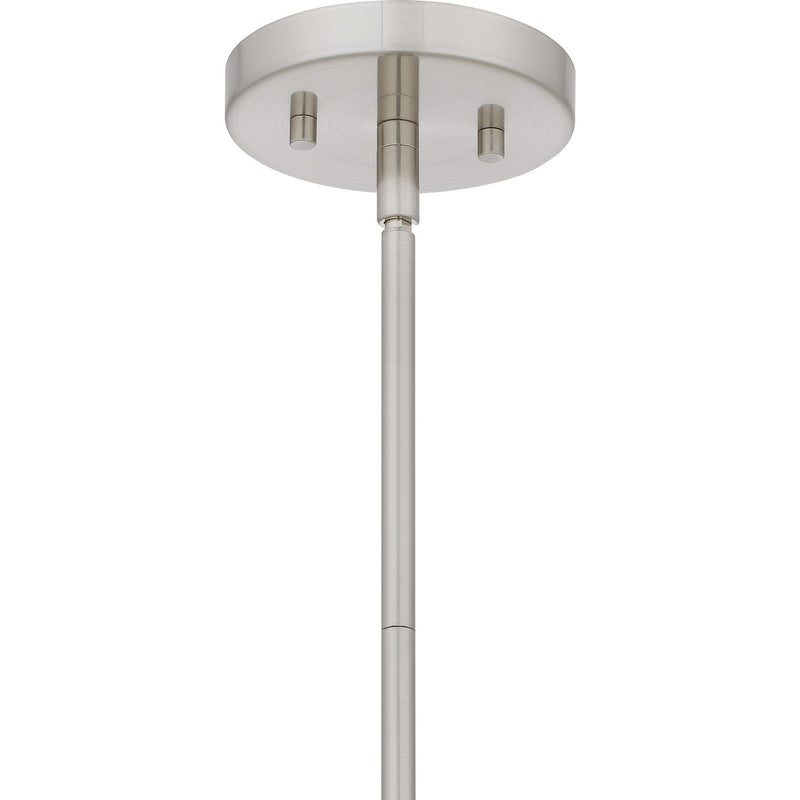 Quoizel QP6742BN Four Light Pendant, Brushed Nickel