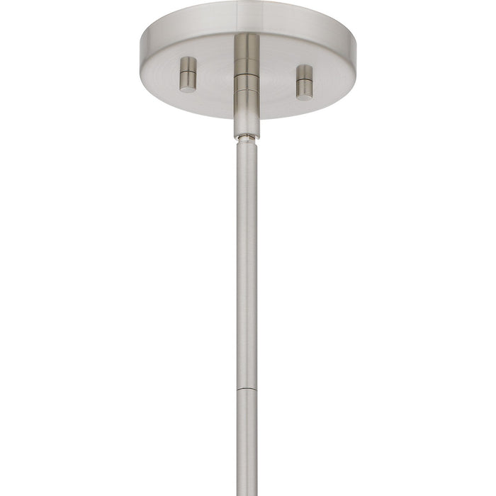 Quoizel QP6742BN Four Light Pendant, Brushed Nickel