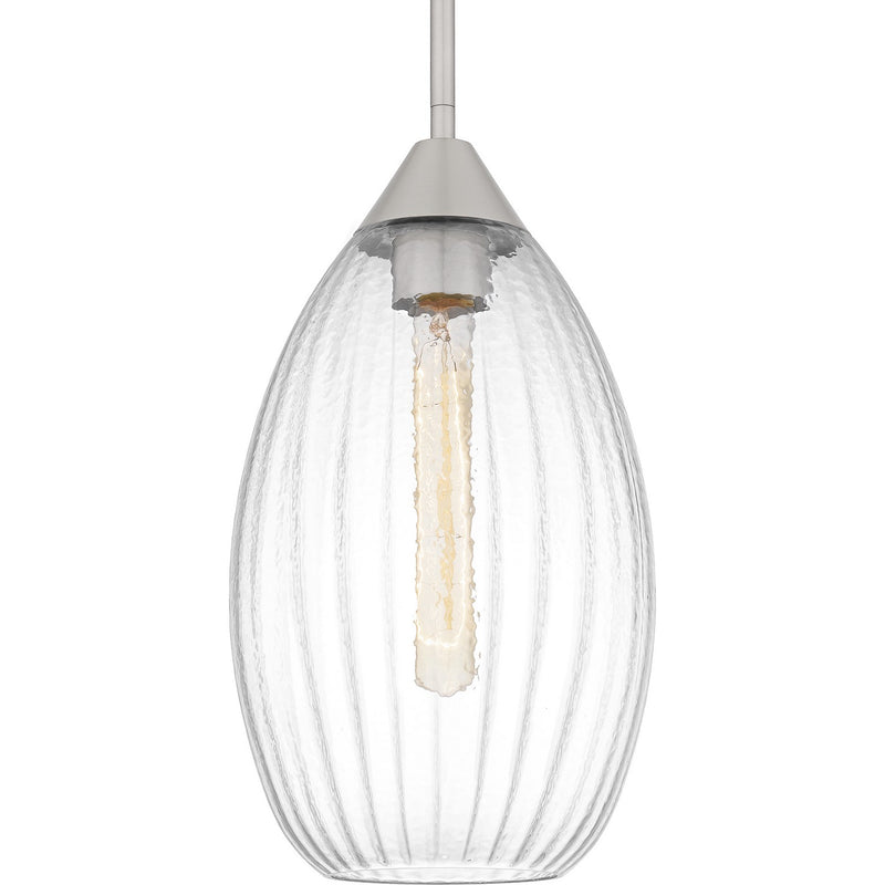 Quoizel QPP6756BN One Light Mini Pendant, Brushed Nickel