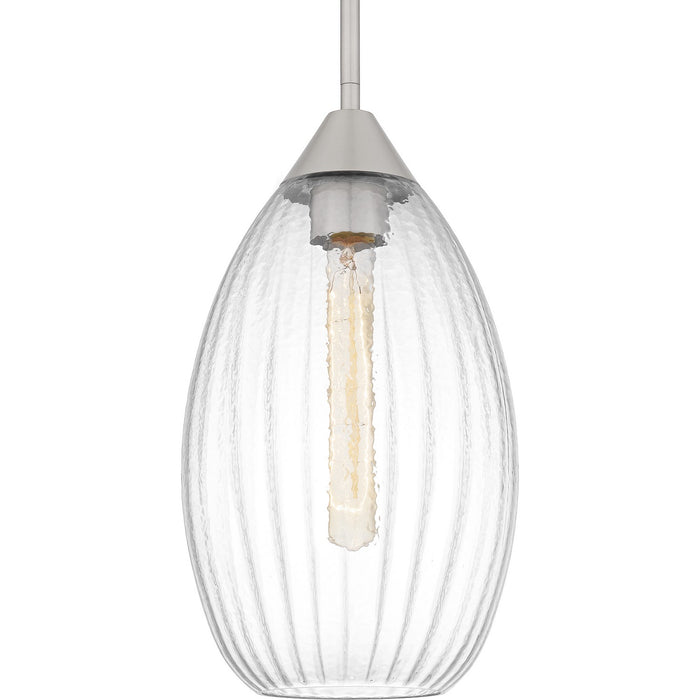 Quoizel QPP6756BN One Light Mini Pendant, Brushed Nickel