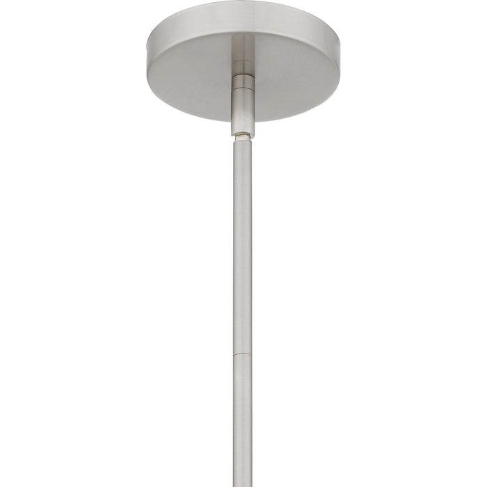 Quoizel QPP6756BN One Light Mini Pendant, Brushed Nickel